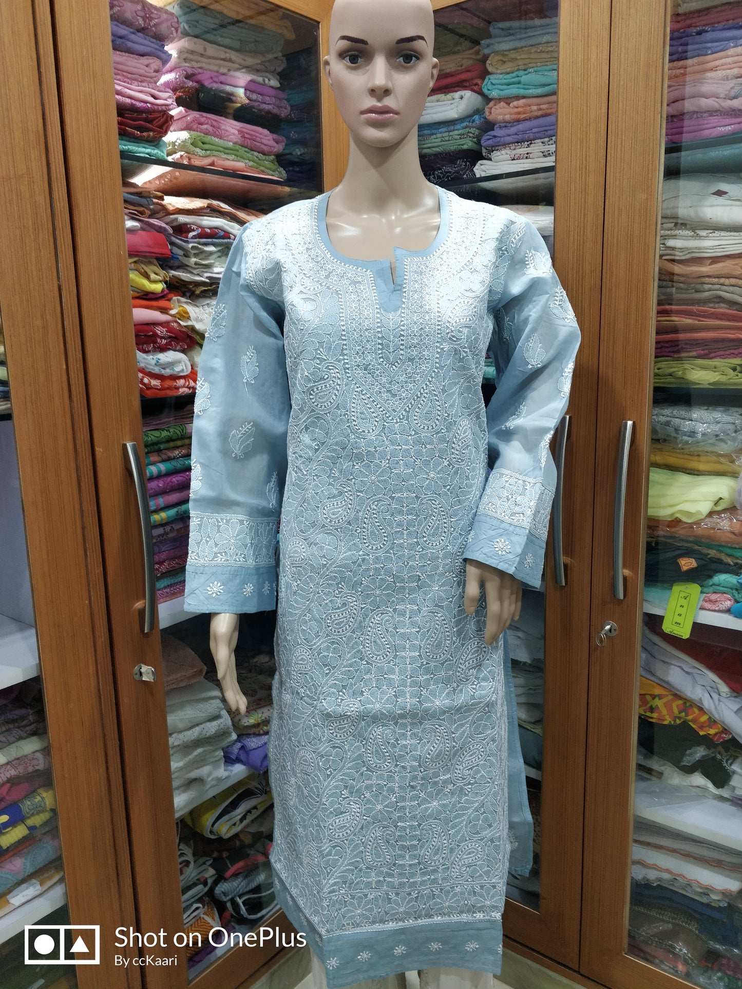 Lucknowi cotton kurti || C280