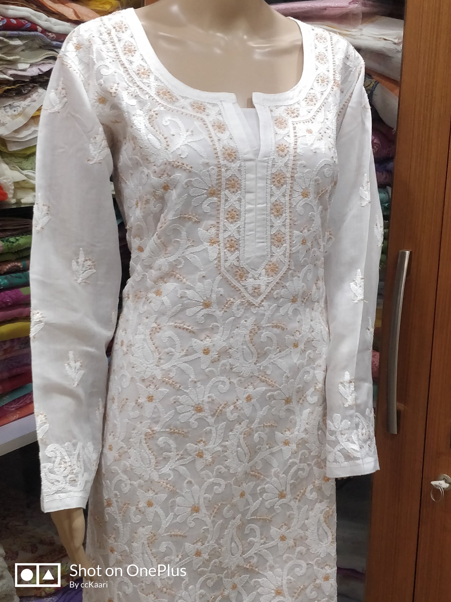 Lucknowi cotton kurti || Ck030