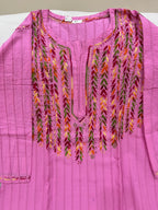 Lucknowi cotton kurti || C277,278,279