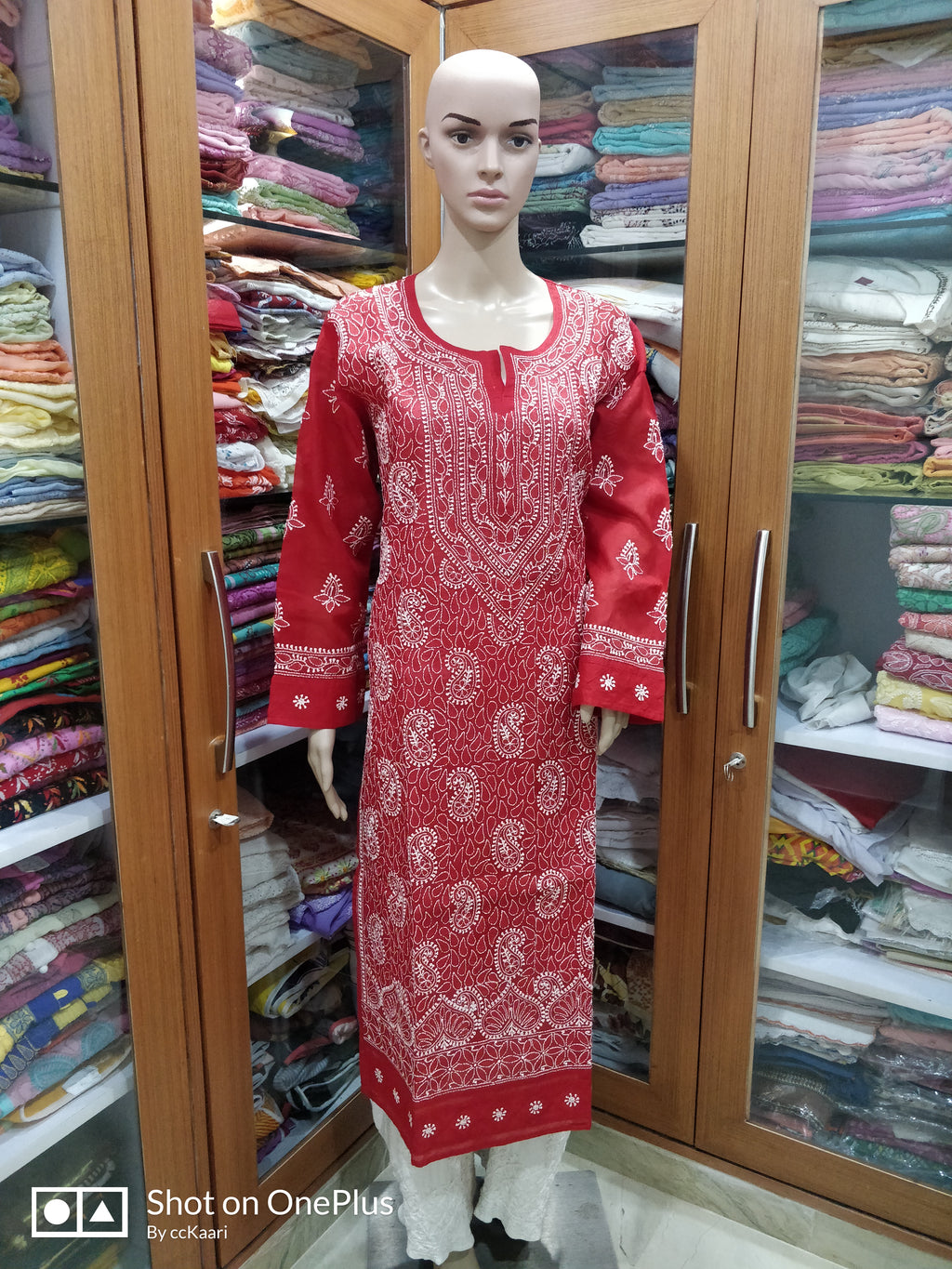 Lucknowi cotton kurti || C265