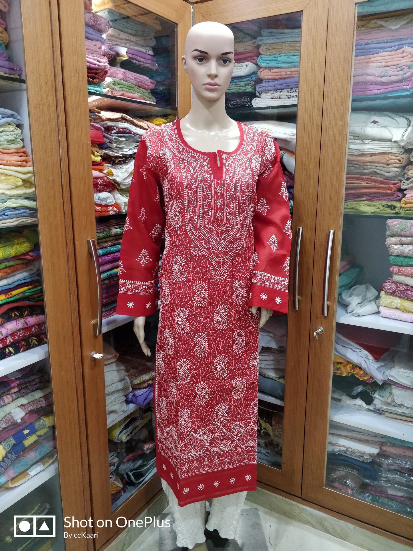 Lucknowi cotton kurti || C265