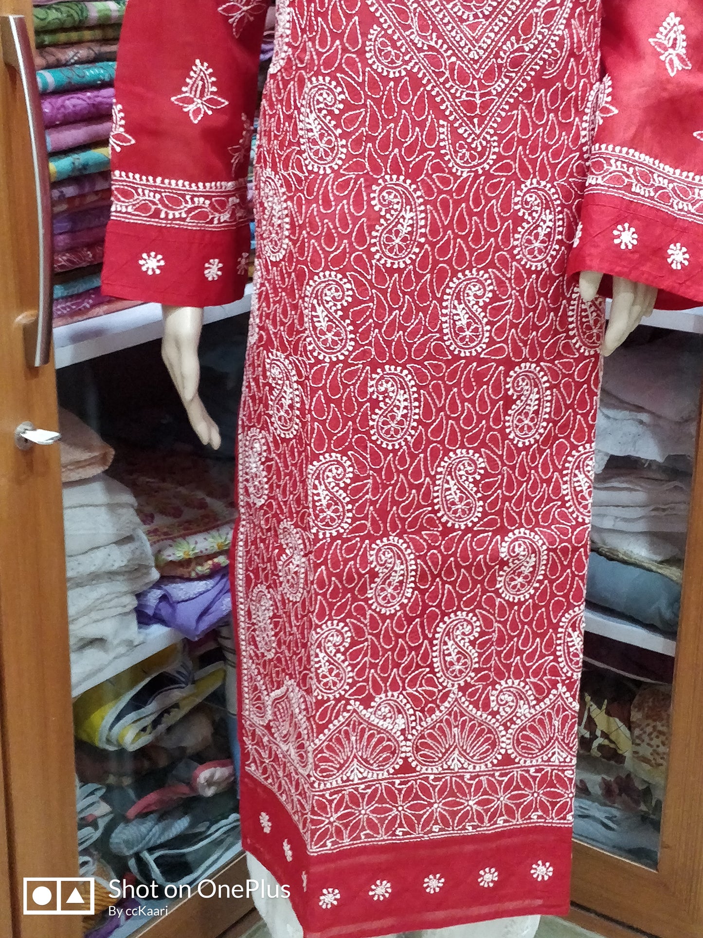 Lucknowi cotton kurti || C265