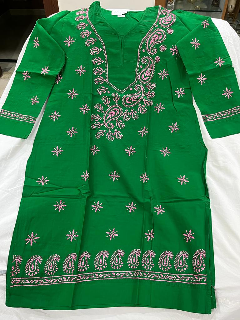 Lucknowi cotton kurti || Cot66