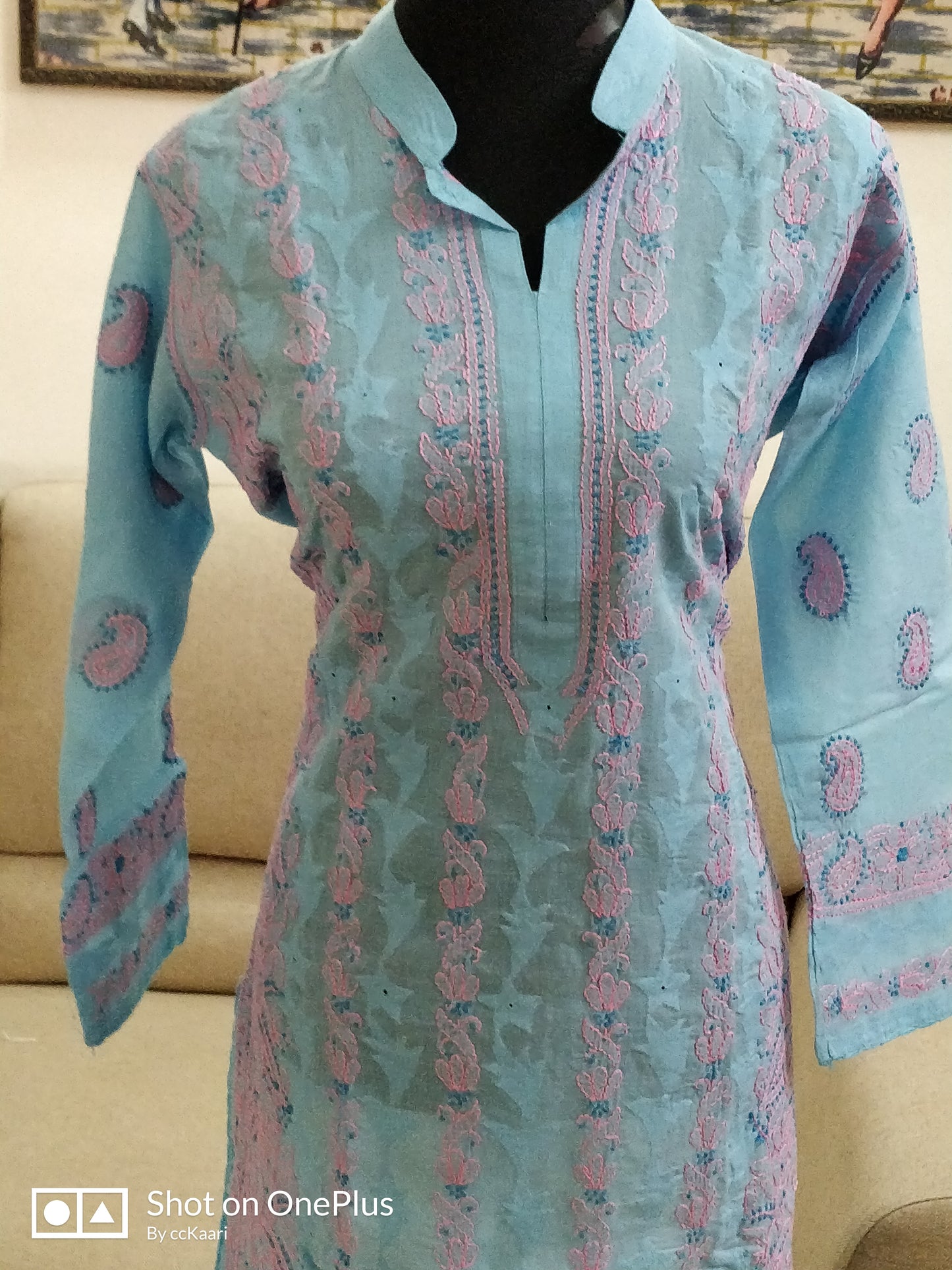 Lucknowi cotton kurti || Cot93