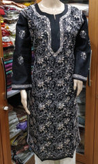 Lucknowi cotton gotta patti kurti || C227