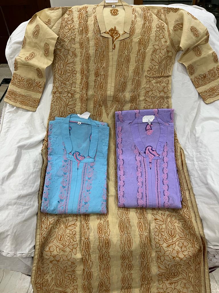 Lucknowi cotton kurti || Cot2