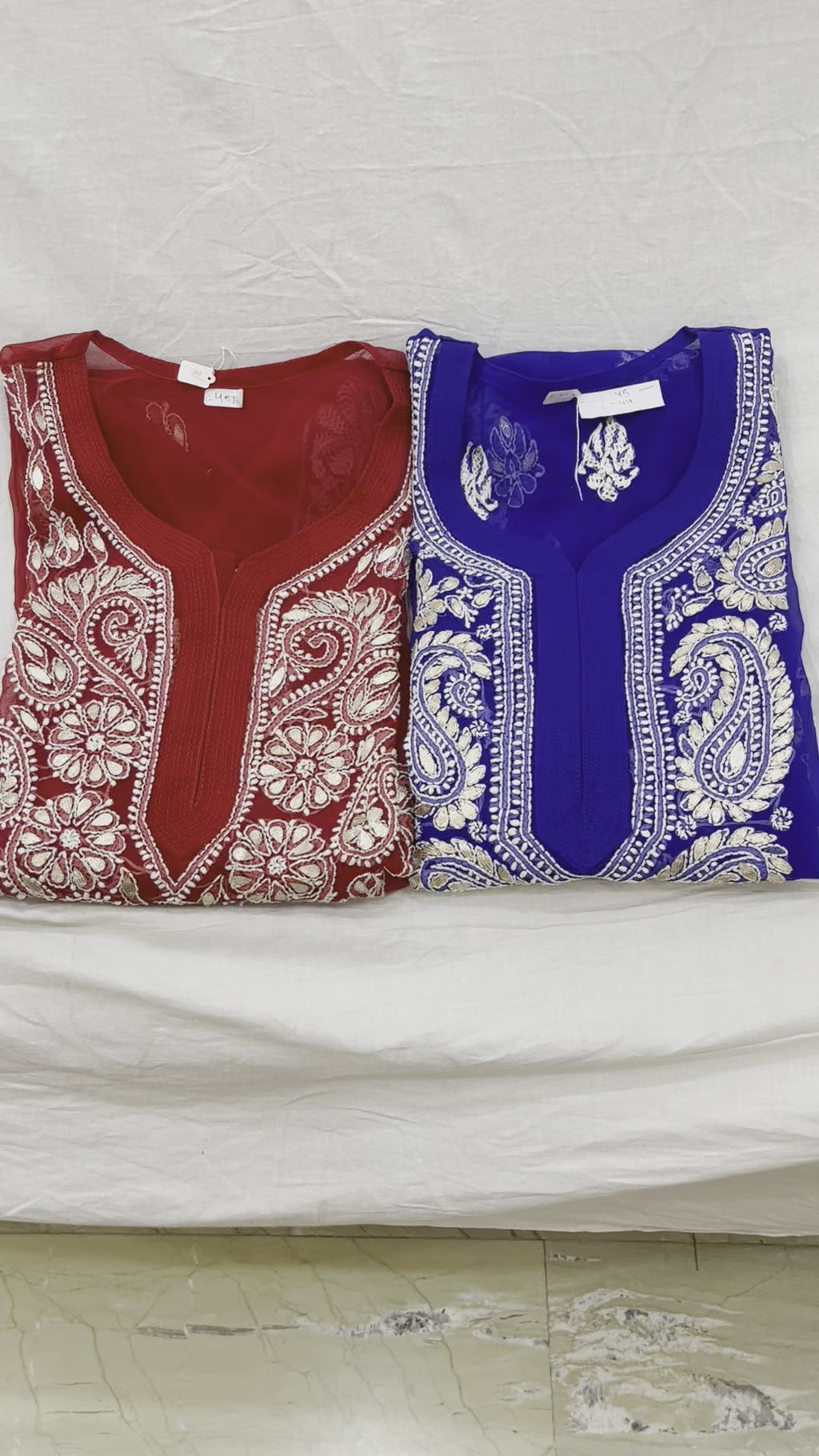 Lucknowi georgette kurti || LGKG01