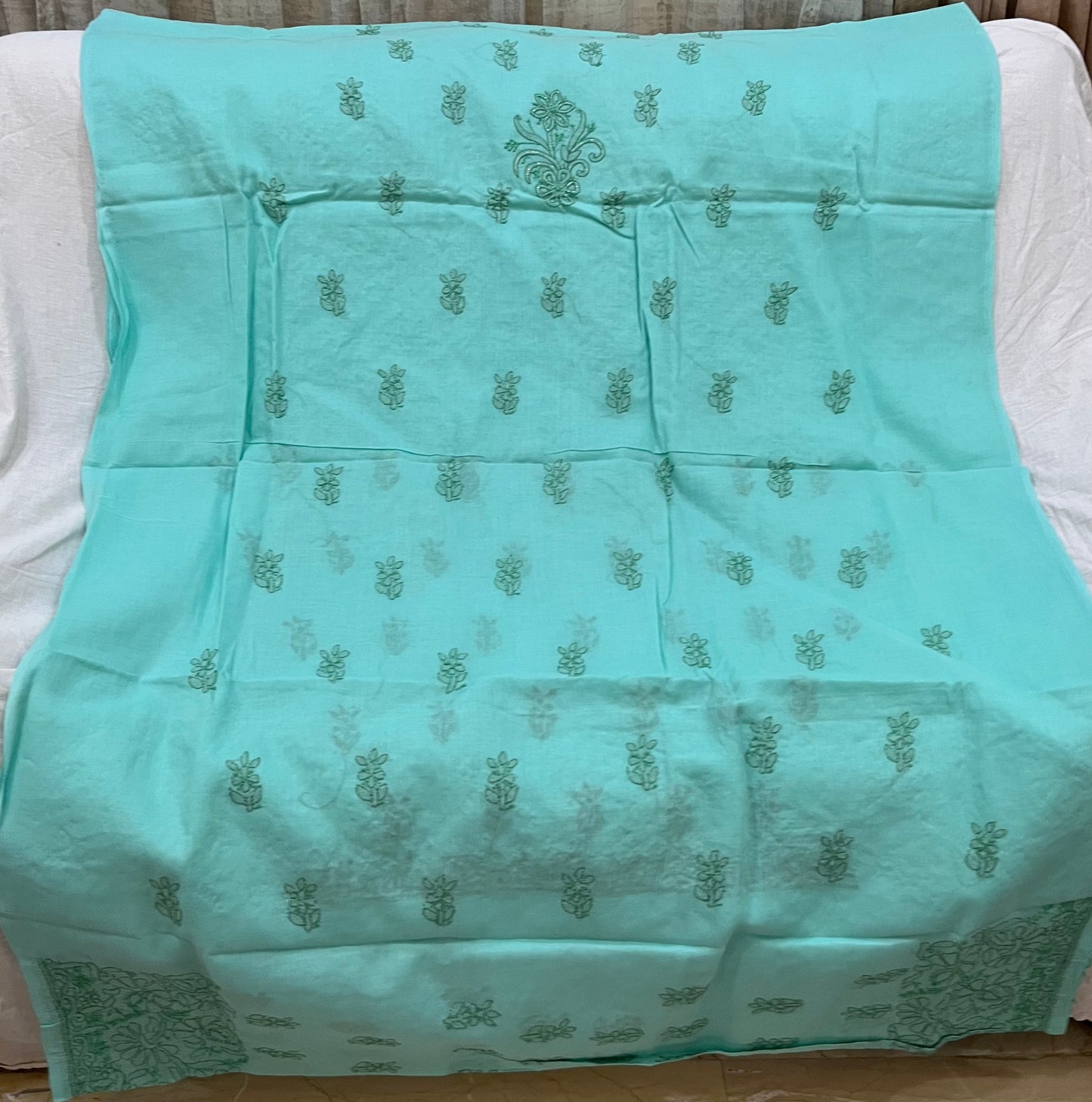 Lucknowi cotton dress material || C57