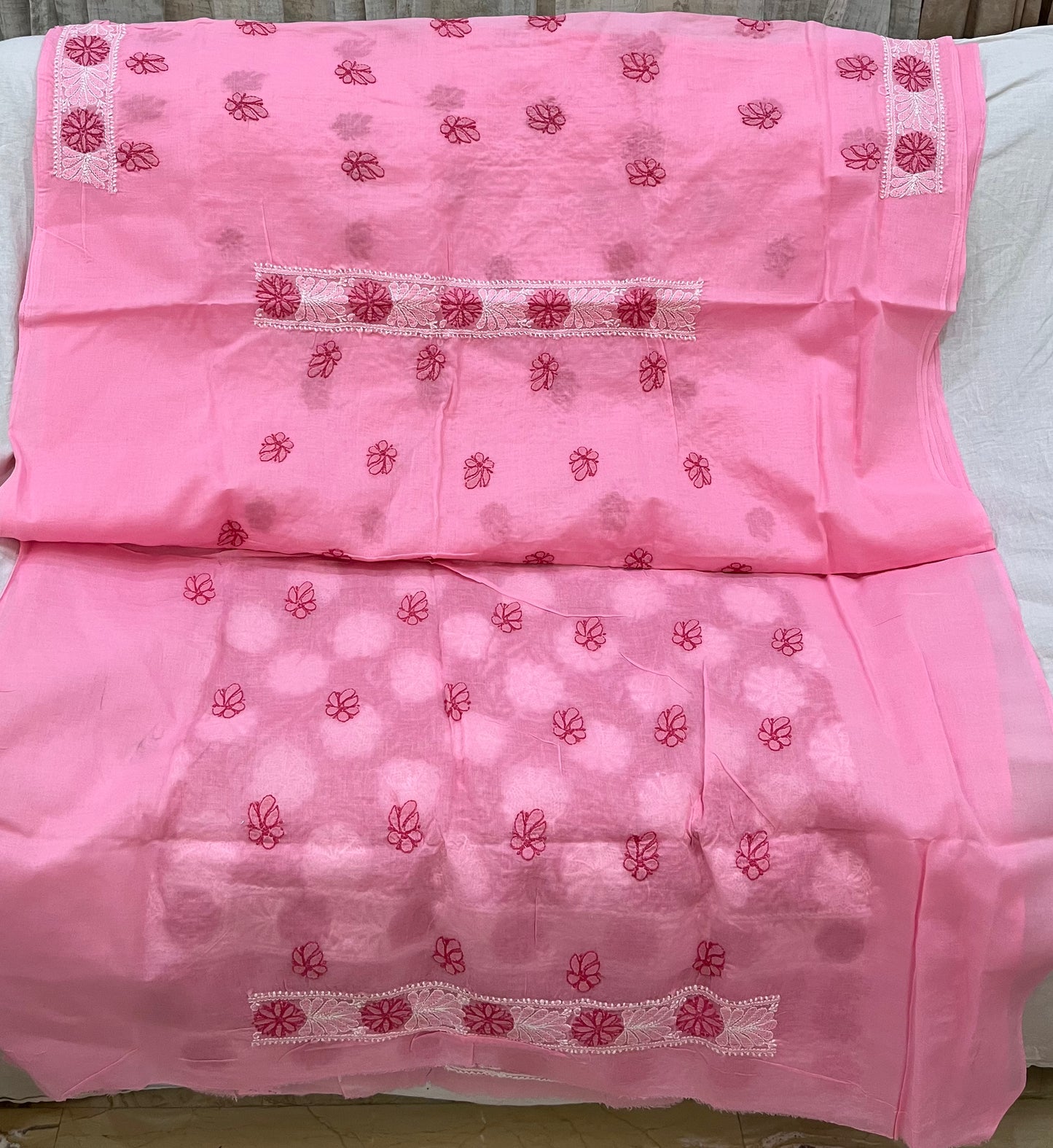 Lucknowi cotton dress material || C62