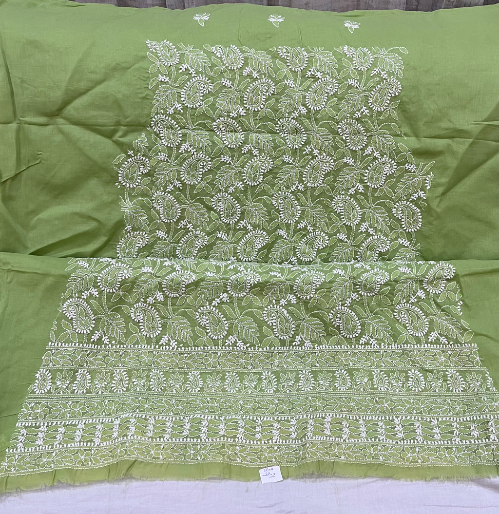 Lucknowi cotton dress material || C63