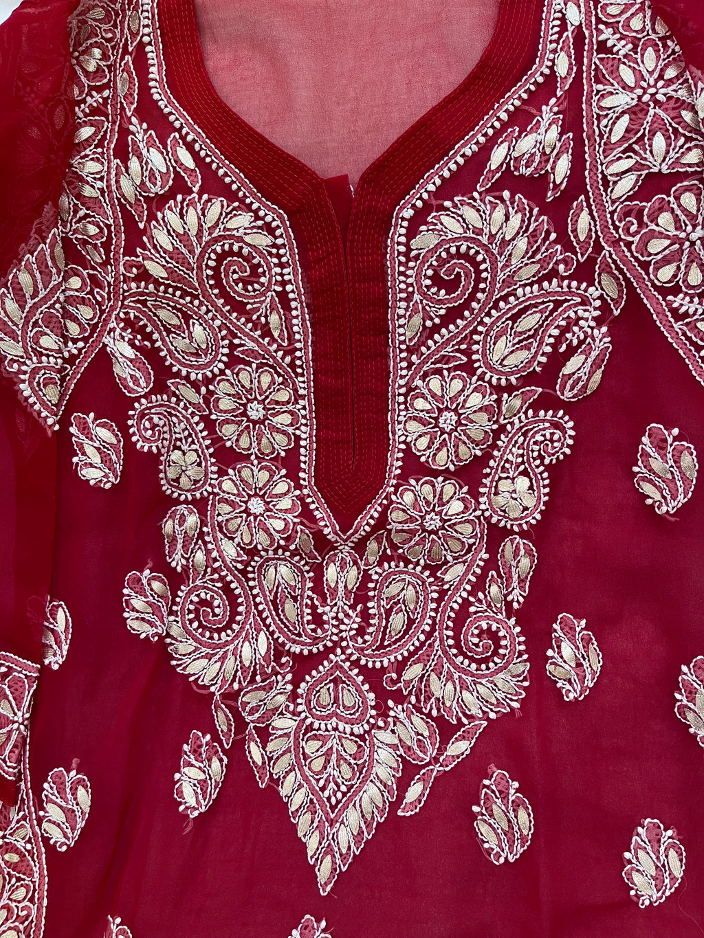 Lucknowi georgette kurti || LGKG02