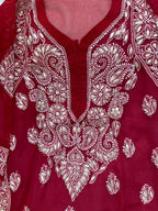 Lucknowi georgette kurti || LGKG02