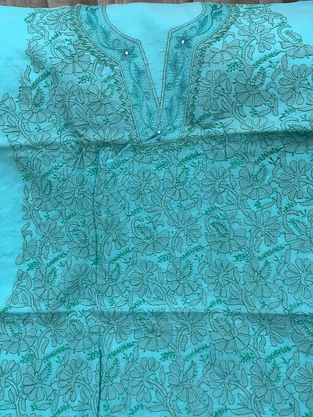 Lucknowi cotton dress material || C57
