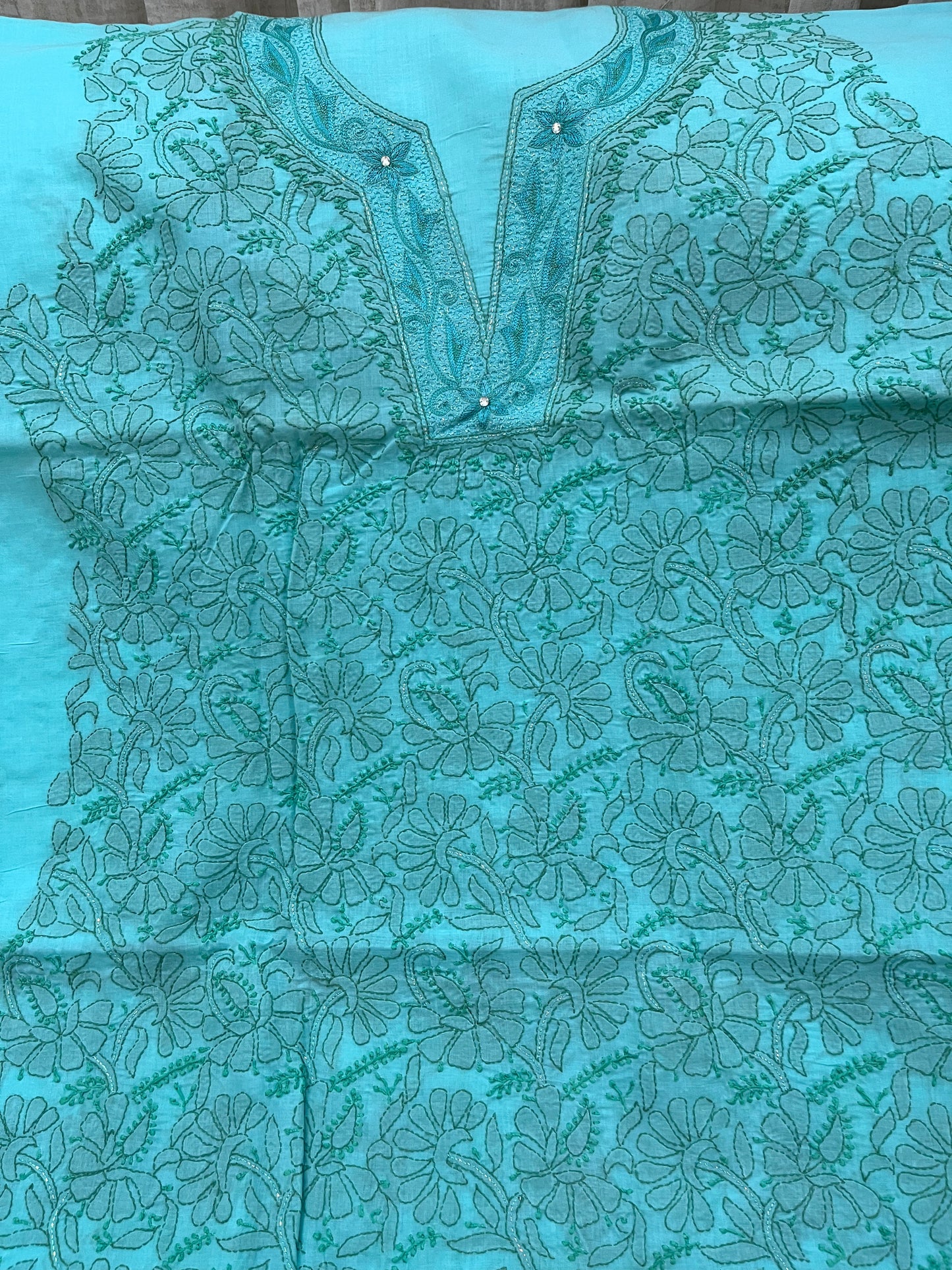 Lucknowi cotton dress material || C57