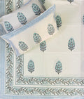 Handblock Pigment King Size Bedsheets || 2 Pillow Covers | HBS46