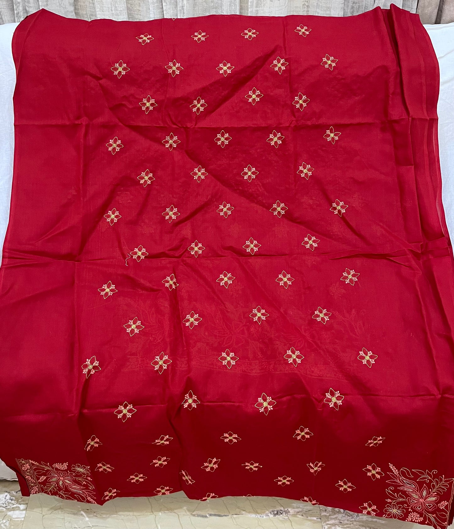 Lucknowi cotton dress material || C52