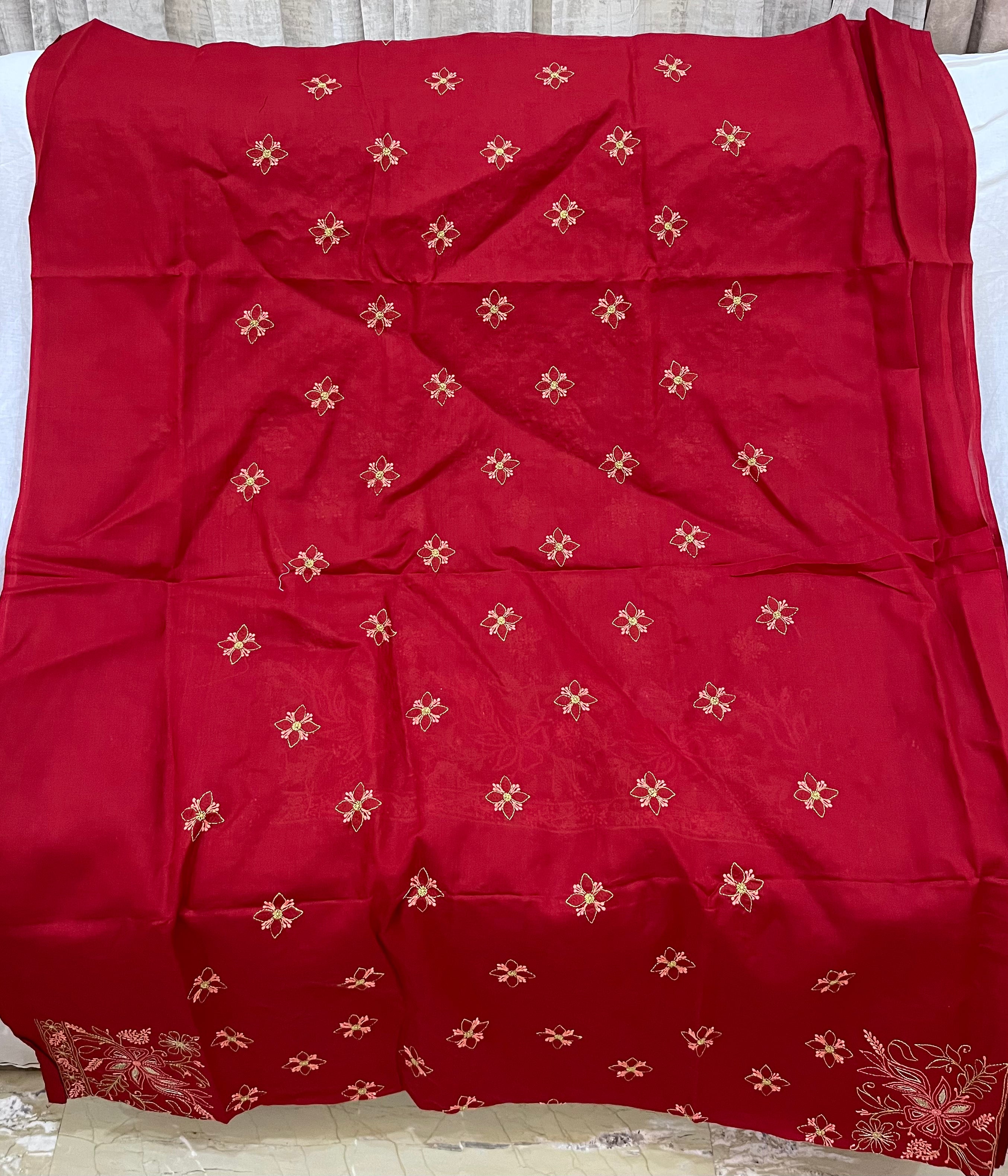 Lucknowi cotton dress material || C52