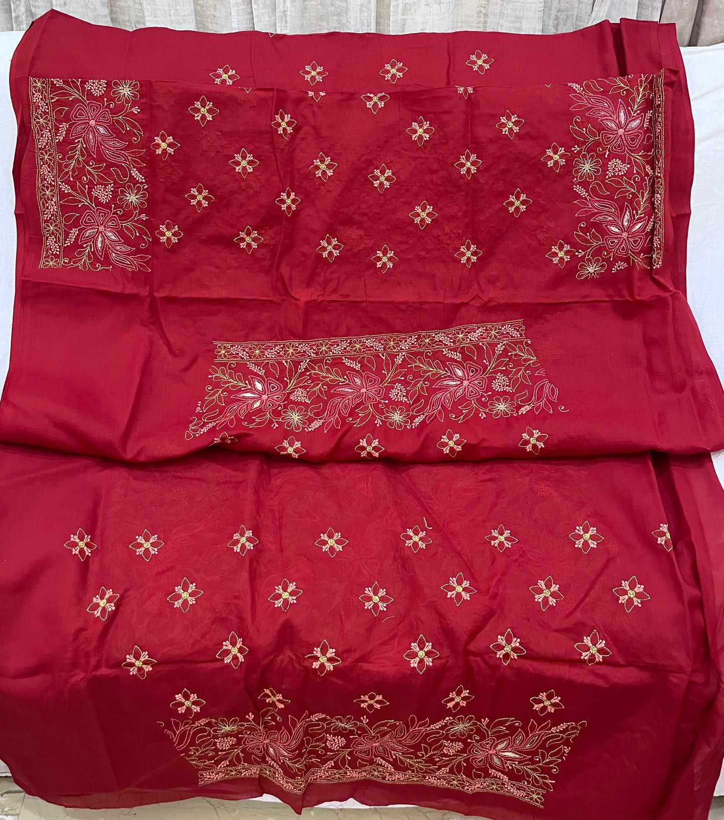 Lucknowi cotton dress material || C52