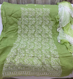 Lucknowi cotton dress material || C63