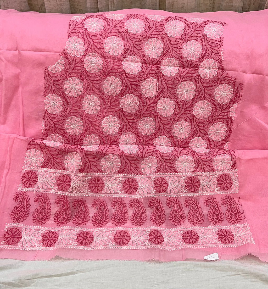 Lucknowi cotton dress material || C62