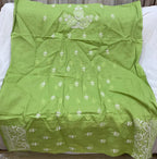 Lucknowi cotton dress material || C63