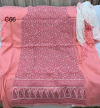 Lucknowi cotton dress material || C66