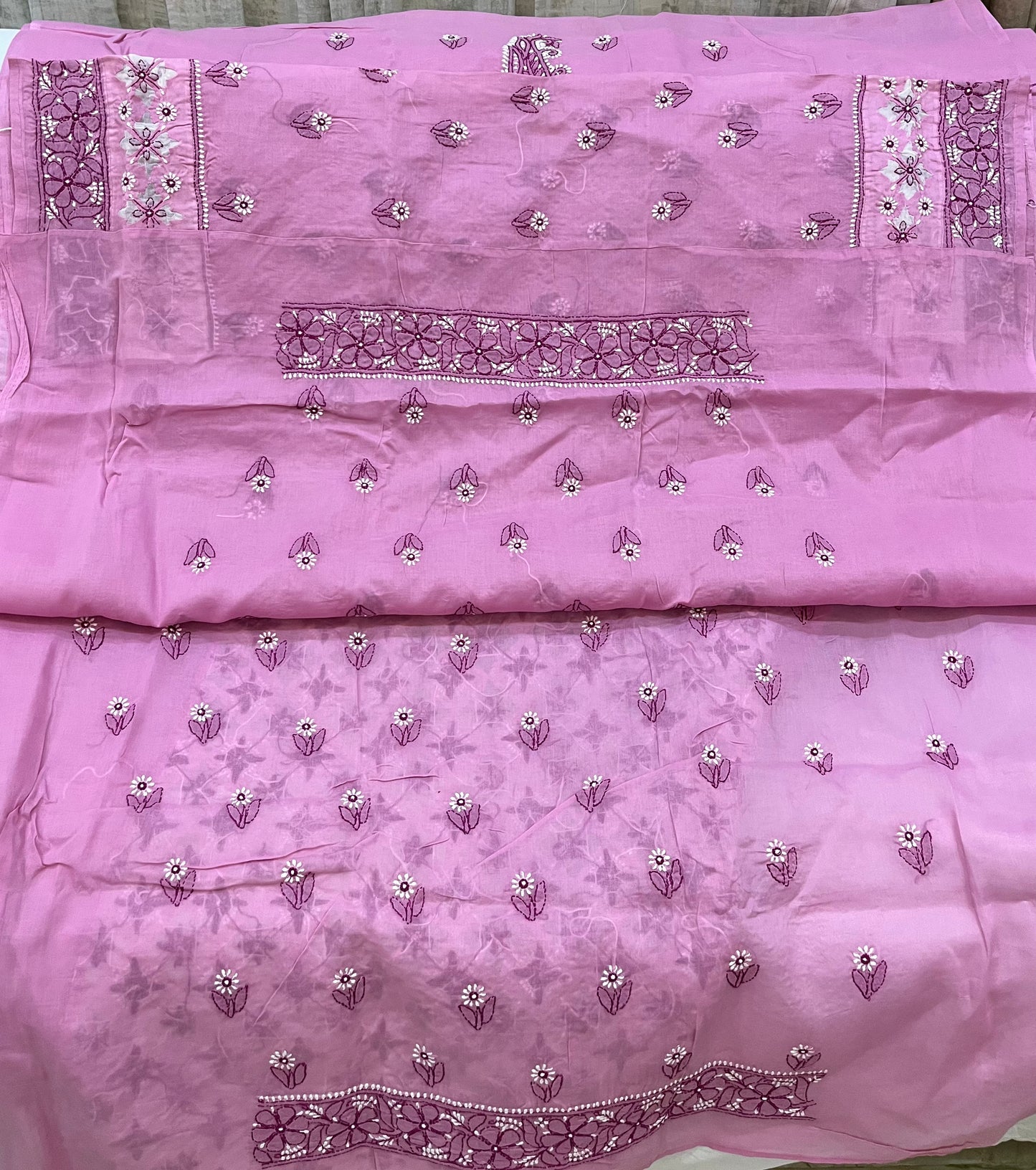 Lucknowi cotton dress material || C51