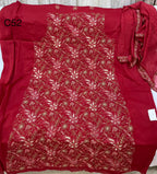 Lucknowi cotton dress material || C52