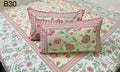 Jaipuri Petal Collection Double Bedsheets with 2 Pillow Covers | B30